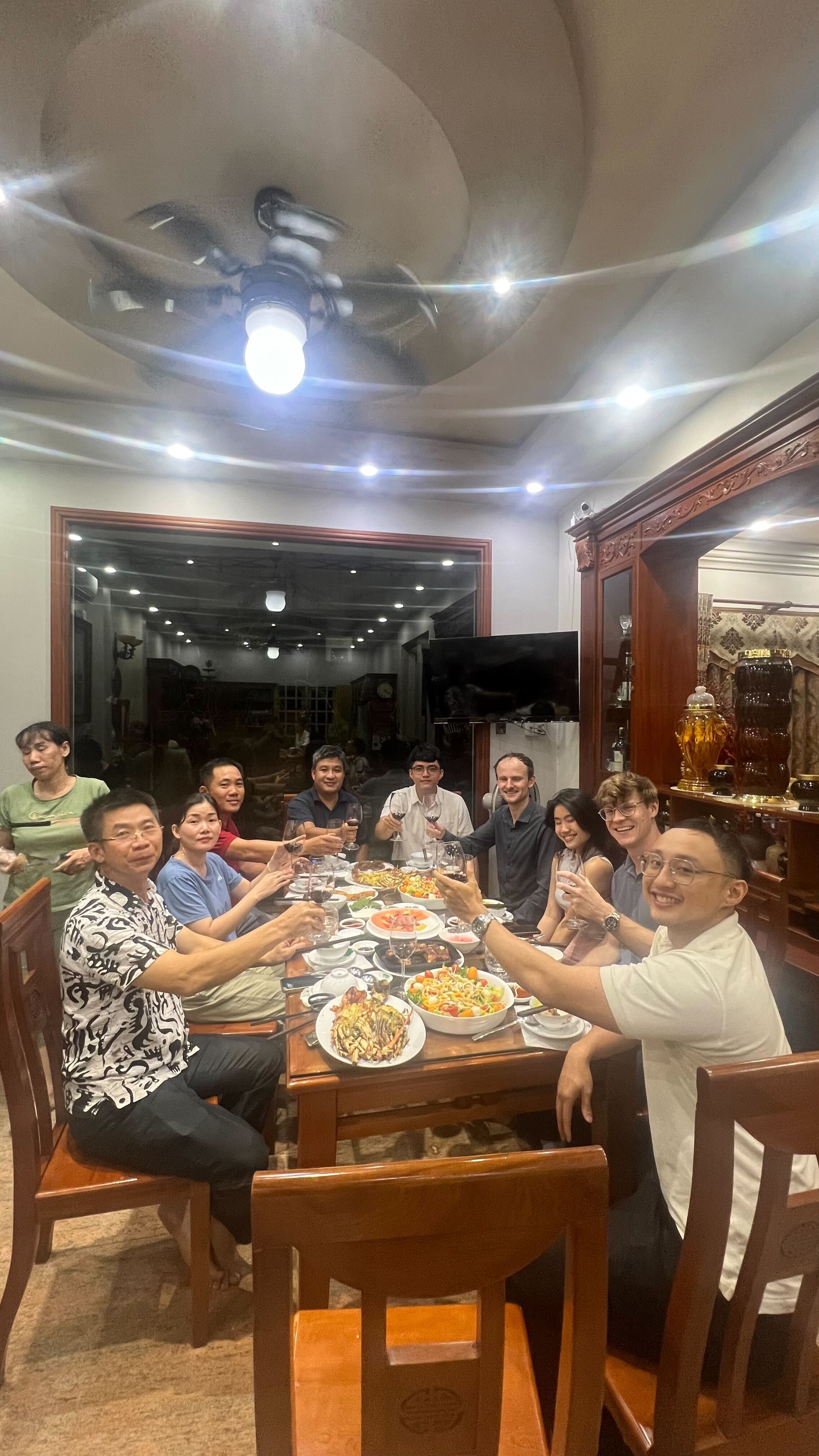 Client dinner meeting